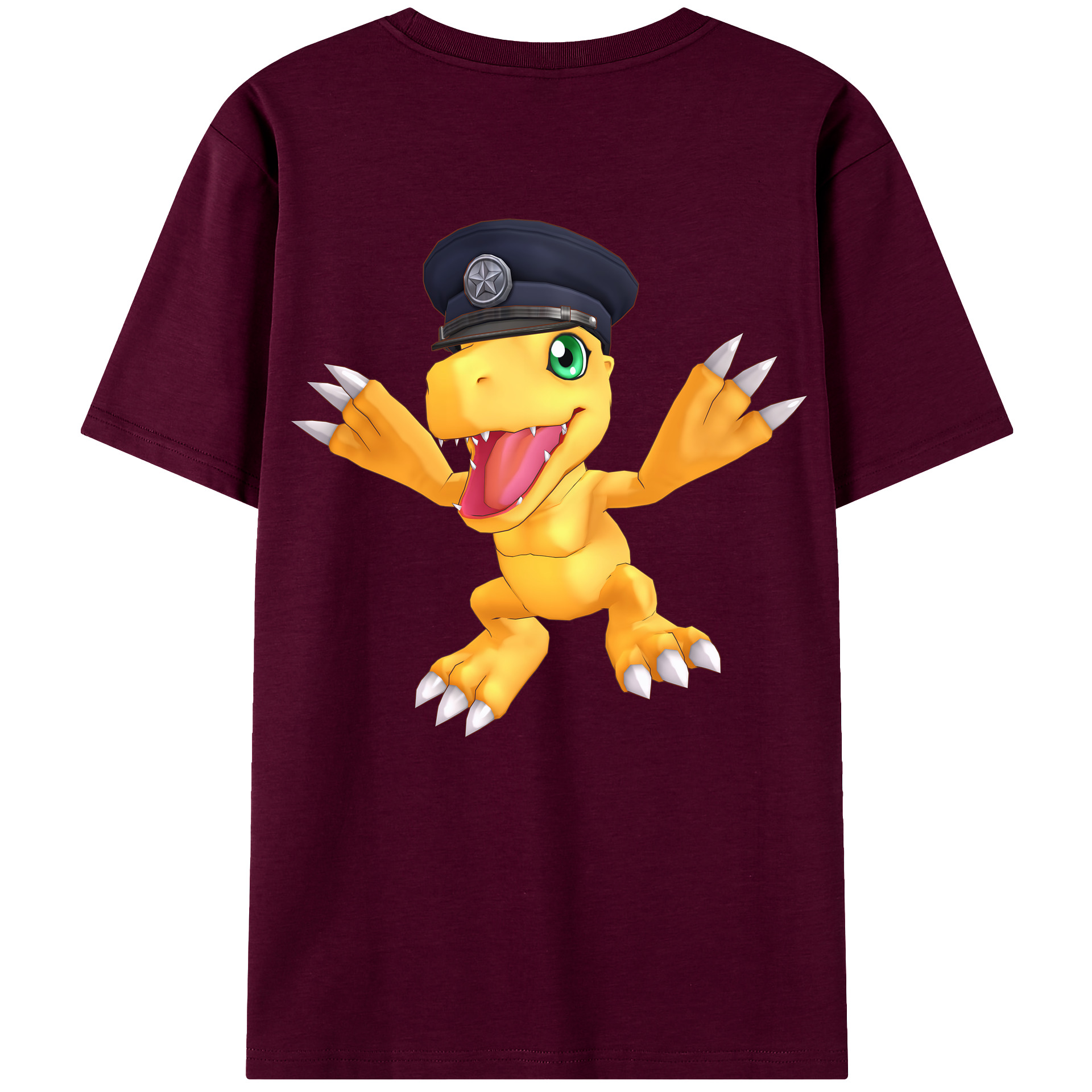 （画像用） Digimon デジタルモンスター/デジモン レディース半袖Tシャツ(バックプリント)